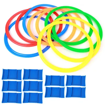 Produktbild von Geschwindigkeitsringe Kindergarten Trainingshilfe Kinder Spielzeug im Freien Sportwerkzeug 29 cm/11,4 Zoll DIA