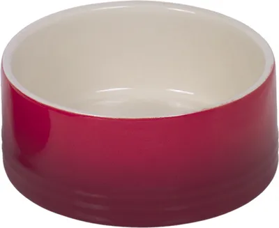 Zdjęcie produktu dla Miska ceramiczna Nobby Gradient czerwona, wymiary: 15 x 6 cm