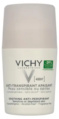 Produktbild von Vichy 3337871320324, Frauen, Antitranspirant, 50 ml, 24 h, normale Haut, Empflindliche Haut, Beruhigend