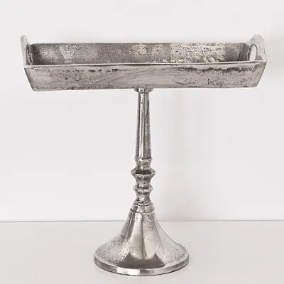 Obrázek produktu pro Casa Padrino Etagere stojanový podnos 29 x 15 x 27 cm Hliník Surový povrchová úprava