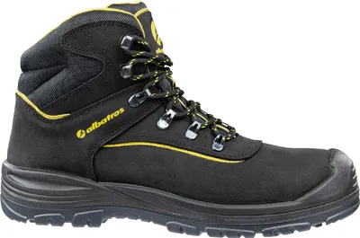 Obrázok produktu pre Bezpečnostná obuv Albatros Gravel Mid S3 SRC black/yellow-47