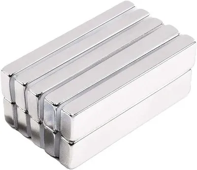 Produktbild von Starke Neodym-Magneten, 40x10x5mm, Rechteck, 10 Stück, Weiß
