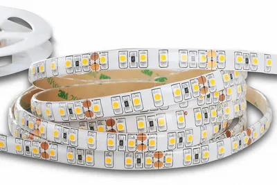 LED-Streifen 3528 warmweiß 2700K, 48W, 5 m, 24V, IP44, 600 LEDs
