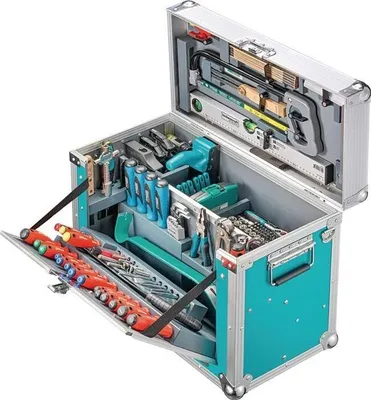 Image de Caisse à outils légère Compact III 179 pièces équipement de menuiserie