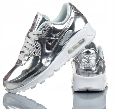 Produktbild von Nike Air Max 90 SP Special Edition Metallic Pack LTD Sneaker Schuhe silber/weiss CQ6639-001, Schuhgröße:42 EU