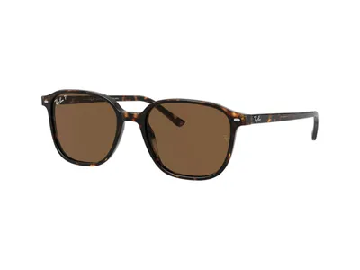 Produktbild von Ray-Ban LEONARD, Erwachsener, Uni, Quadratisch, Schildkröte, Polarisierte Linse, Azetat