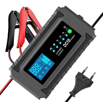 Produktbild von Intelligentes Ladegerät für 12 V/24 V, 10 A mit LCD-Display