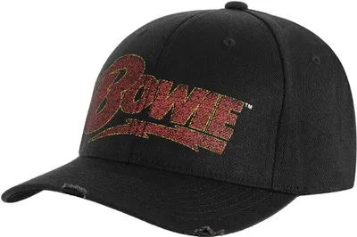 Produktbild von David Bowie - Baseball-Mütze Logo für Herren/Damen Uni RO6211 (Einheitsgröße) (Schwarz/Weiß)