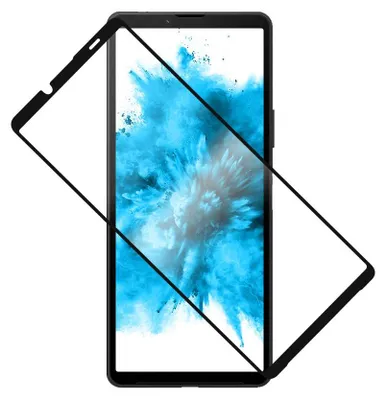 Immagine prodotto di Vetro temperato per Sony Xperia 10 VII, copertura completa fissa in vetro temperato 2.5D, cornice nera