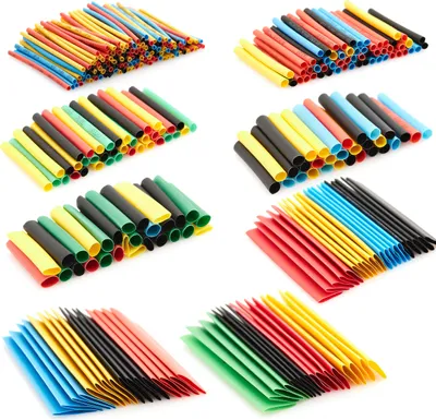 Produktbild von Schrumpfschlauch-Set 5 Farben / 8 Größen 328-tlg.