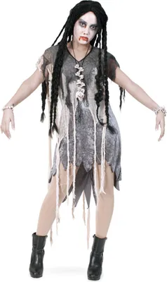 Produktbild von Zombie Monster Hexen Horror Halloween Kleid Gr. 36 Karneval Fasching Cosplay