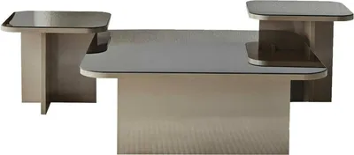 Immagine prodotto di Dmora Tavolino da Salotto Nuummite 80x80x40h cm Grigio Tortora, Modulare, Multifunzionale Forma Rettangolare