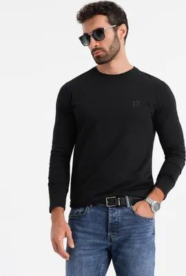 Immagine prodotto di Ombre Clothing Camicia da uomo a maniche lunghe Kuvendor nero L