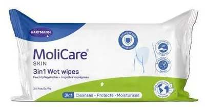 Immagine prodotto di Molicare Skin 3in1 salviette umidificate 30 pz