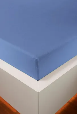Produktbild von Jersey-Bezug für Seitenschläferkissen Kissenbezug 40x140 cm Baumwolle  Mittelblau