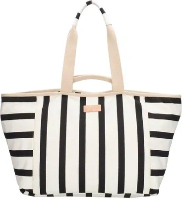 Zdjęcie produktu dla Zebra Trends, torba plażowa Richelle, pojemność 54,6 litra, kolor: czarno-biały