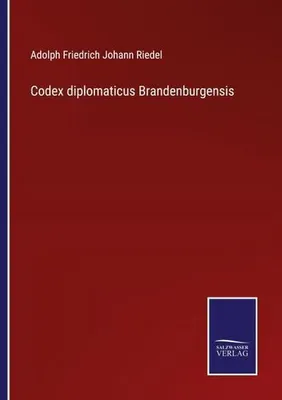 Produktbild von Codex diplomaticus Brandenburgensis