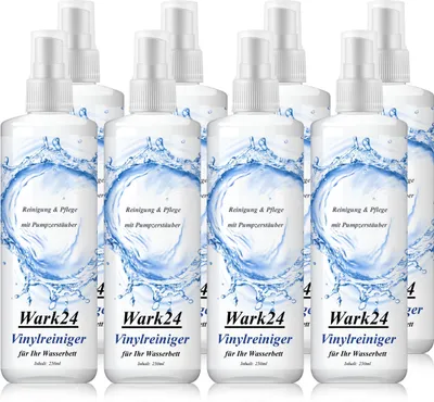 Produktbild von Wark24 Vinylreiniger für Ihr Wasserbett 250ml - Reinigung & Pflege (8er Pack)