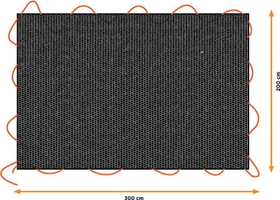 Image de Bâche Remorque 2x3m Black+decker Protection Robuste Pour Remorque Et Chargement - Black+decker