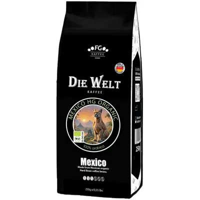 Produktbild von Die Welt Kaffee Mexiko HG  Kaffeebohnen 250g