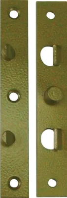 Immagine prodotto di Serratura a cerniera piatta Schnegel l.140mm l.22mm p.3mm STA zincata in confezione con viti - 006/785/V