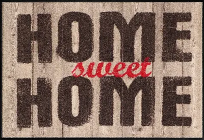 Produktbild von Salonloewe Fußmatte Sweet home wood 50 x 75 cm