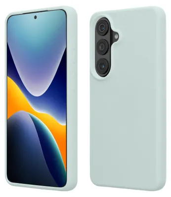 Produktbild von kwmobile Handyhülle für Samsung Galaxy S26 Hülle - Case Silikon - Kabelloses Laden - Schutzhülle Cover in Cool Mint