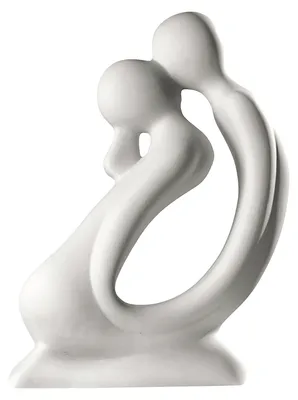 Zdjęcie produktu dla GILDE Francis, Figur, Paar, "Der Kuss", Keramik, creme, , L. 14 cm, B. 30 cm, H. 42 cm 30157