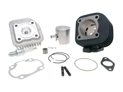 Zdjęcie produktu dla Zestaw cylindrów Polini z żeliwa szarego 70cc do Minarelli horizontal AC