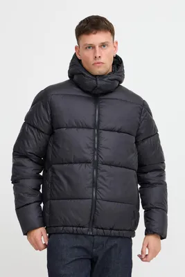 Produktbild von Blend BHOuterwear Herren Steppjacke Winterjacke Jacke mit abnehmbarer Kapuze Stehkragen Reißverschlusstaschen Regular fit