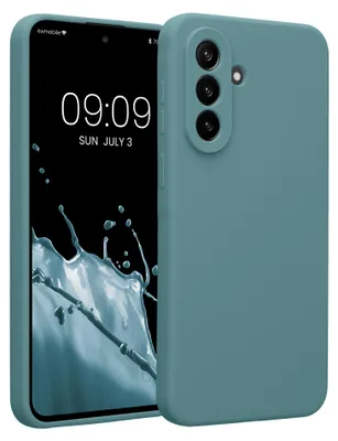 Produktbild von kwmobile Hülle kompatibel mit Samsung Galaxy A37 5G - Hülle Silikon gummiert - Handyhülle - Handy Case in Arctic Night