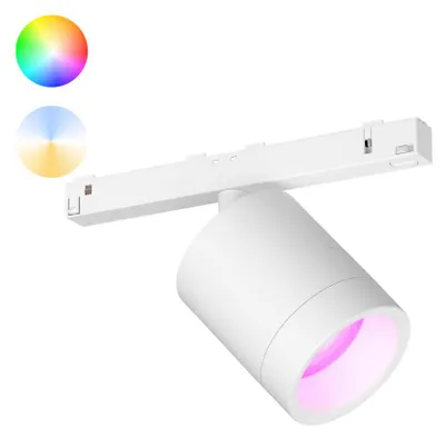 Produktbild von Philips Hue White and Color ambiance Perifo Zylinderspot Erweiterung weiß, Intelligenter Einbaustrahler, Bluetooth/Zigbee, Weiß, Integrierte LED, Metall, Nicht austauschbare(s) Leuchtmittel