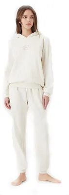 Produktbild von Emporio Armani Chenille Loungewear Tracksuit, joghurt, XL