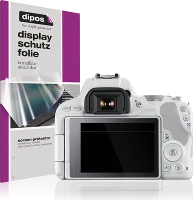 Produktbild von 5x Schutzfolie für Canon 200D klar Displayschutzfolie Folie Display Schutz dipos