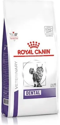 A bag of Royal Canin cat food.
