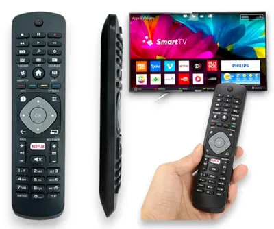 Produktbild von Fernbedienung für Philips TV Universal Smart TV Ersatz Fernbedienung Netflix 4K HD