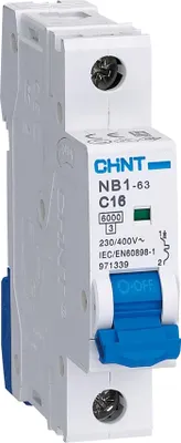 Image de Disjoncteur de protection de ligne CHINT, 1 pôle, 25A