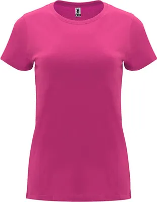 Produktbild von Roly CA6683 | Damen Capri T-Shirt, Tailliert und eng anliegend geschnitten - Farbe: 78 Rosette - Größe: L