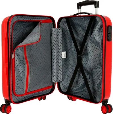 Produktbild von Mickey und Pluto roter ABS-Trolley