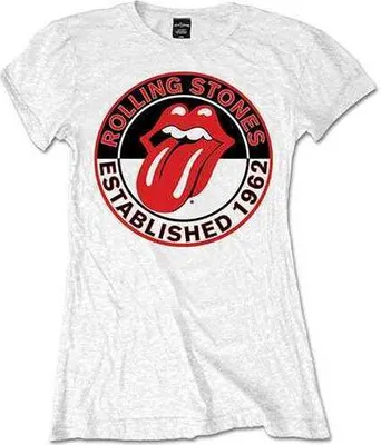 Produktbild von Rolling Stones Est 1962 weiße Damen T Shirt: X large