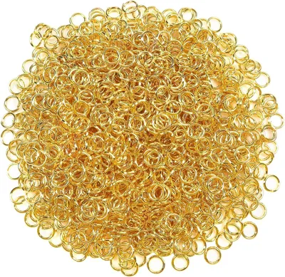 Productafbeelding van Open Ringetjes - Sieraden Connectoren - DIY Sieraden Maken - Vergulde Metaal - 1000 Stuks - Goud