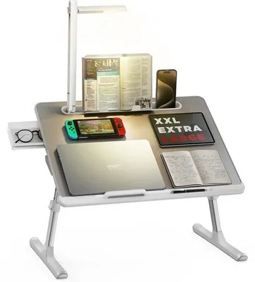 Obrázok produktu pre Flexibilná pracovná doska s USB lampou a zásuvkami pre domácnosť a kanceláriu