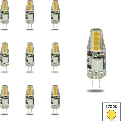 Produktbild von 10er-Set LED-Lampen G4-GU4 | 12 Volt | 1,5 Watt | 2700K warmweiß | 140 Lumen | Ersetzt 15 Watt