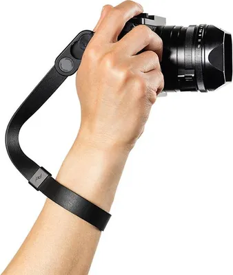 Zdjęcie produktu dla Peak Design Cuff, Aparat cyfrowy, Skóra, Czarny, 90 kg, 28 cm, 22 cm