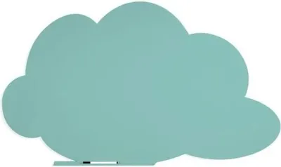 Produktbild von Symbol-Tafel Skinshape Wolke lackiert 75x115cm RAL 6027 lichtgrün.