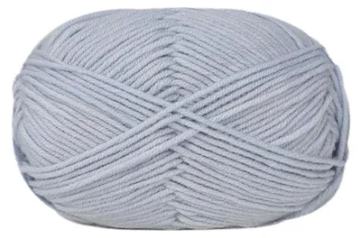 Immagine prodotto di Filo di cotone per uncinetto, 5 gomitoli da 50 grammi ciascuno, colore azzurro chiaro, lavabile, facile da curare
