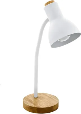 Zdjęcie produktu dla Lampa stołowa Eglo 98832 VERADAL E27 40 W biały/drewno