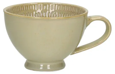 Immagine prodotto di Tazza in porcellana Pomax Unik, color beige, dimensioni: lunghezza 15,8 cm, larghezza 11,8 cm, altezza 7,6 cm