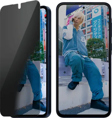 Obrázek produktu pro PanzerGlass ® 2-Way Privacy Screen Protector Samsung Galaxy A36 5G | Ultra-Wide Fit, Samsung, Samsung - Galaxy A36 5G, Aplikace nasucho, Odolné proti poškrábání, Odolný proti nárazům, Průhledná, 1 kusů