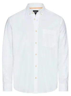 Produktbild von camel active Herren Oxford Hemd mit Button-Down-Kragen Weiß, Menswear-S